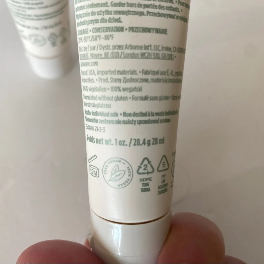 (2) Arbonne Intelligence Rejuvenating Cream Face Body Winter Pine 1oz each New